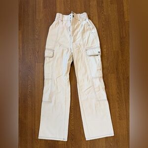 RSQ Cream Cargo Pants